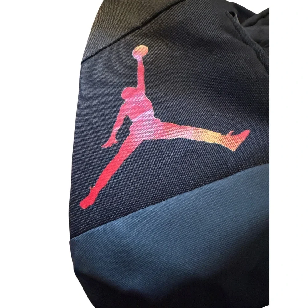 Jordan Duffel‎ Bag Mens Blackp Jumpman Gradient Logo Sport Travel
